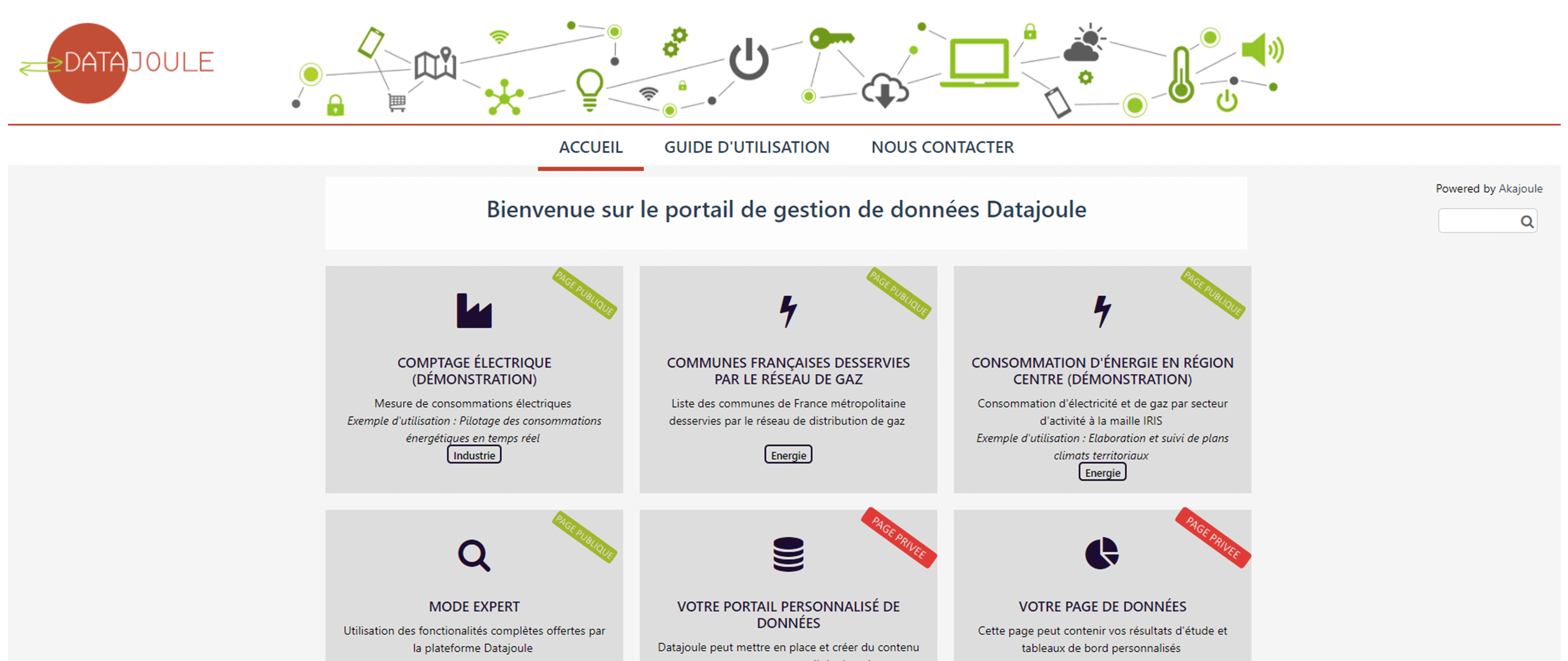 Portail énergie Datajoule