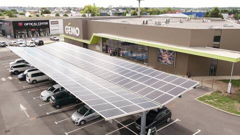 Ombrières photovoltaïques