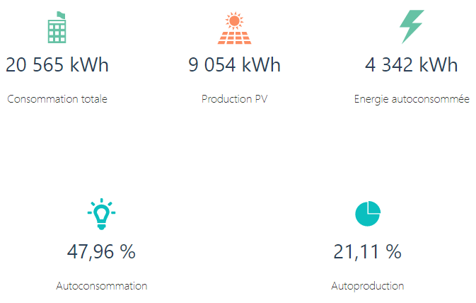 Bilan auto-consommation électrique individuelle